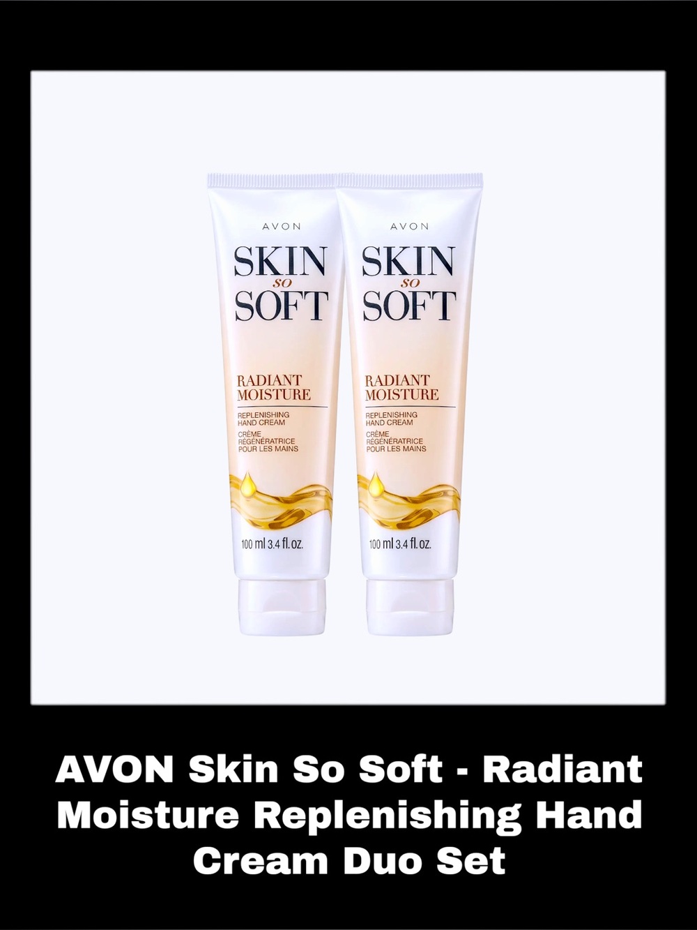 AVON Skin So Soft - Radiant Moisture Replenishing Hand Cream Duo Set
